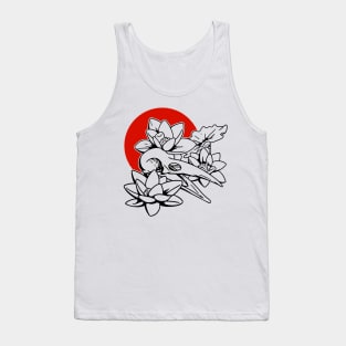 Red Moon Raven Tank Top